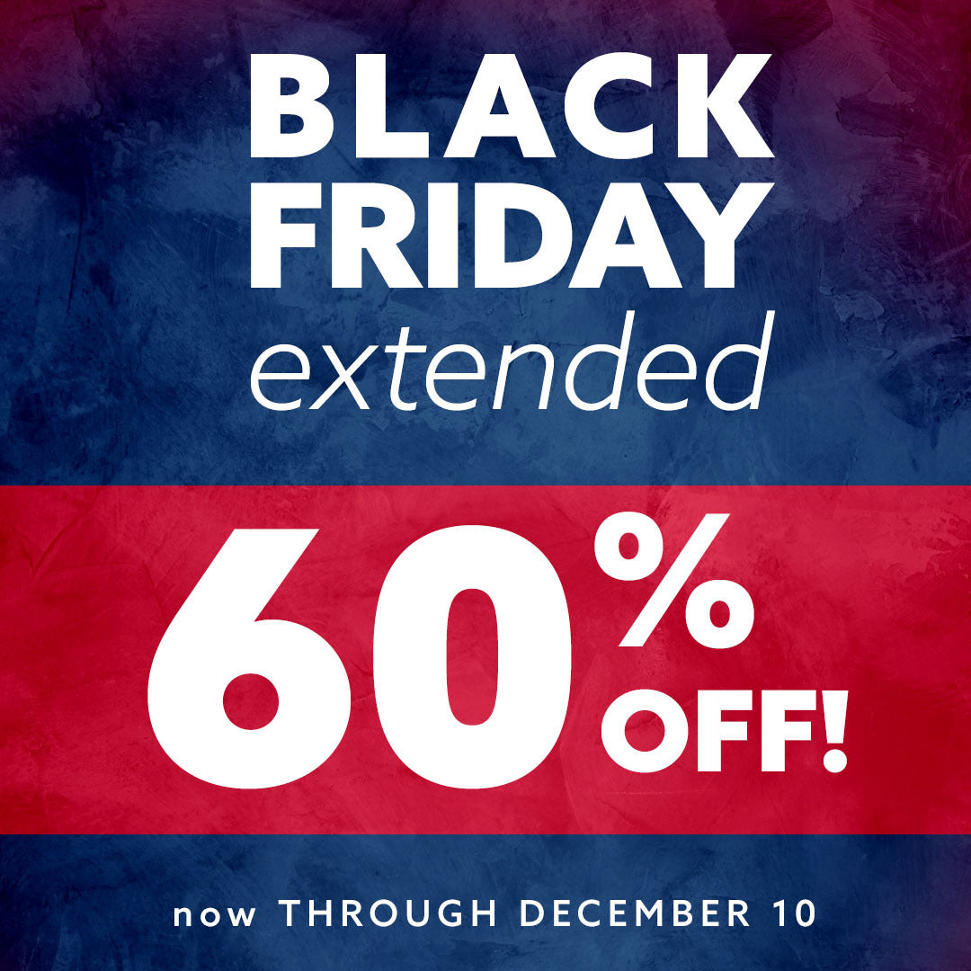 BLACK FRIDAY 60% OFF