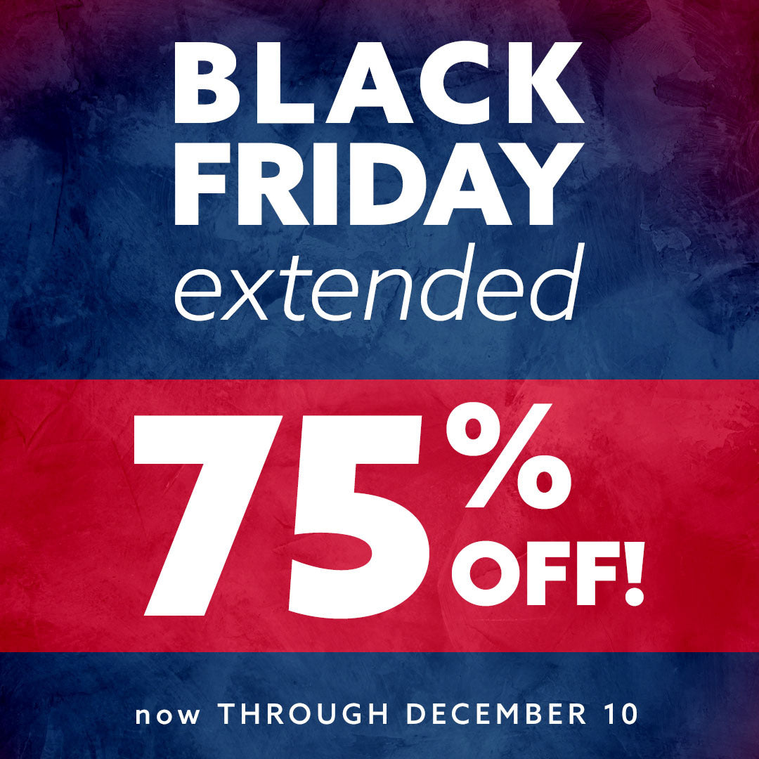 BLACK FRIDAY 75% OFF