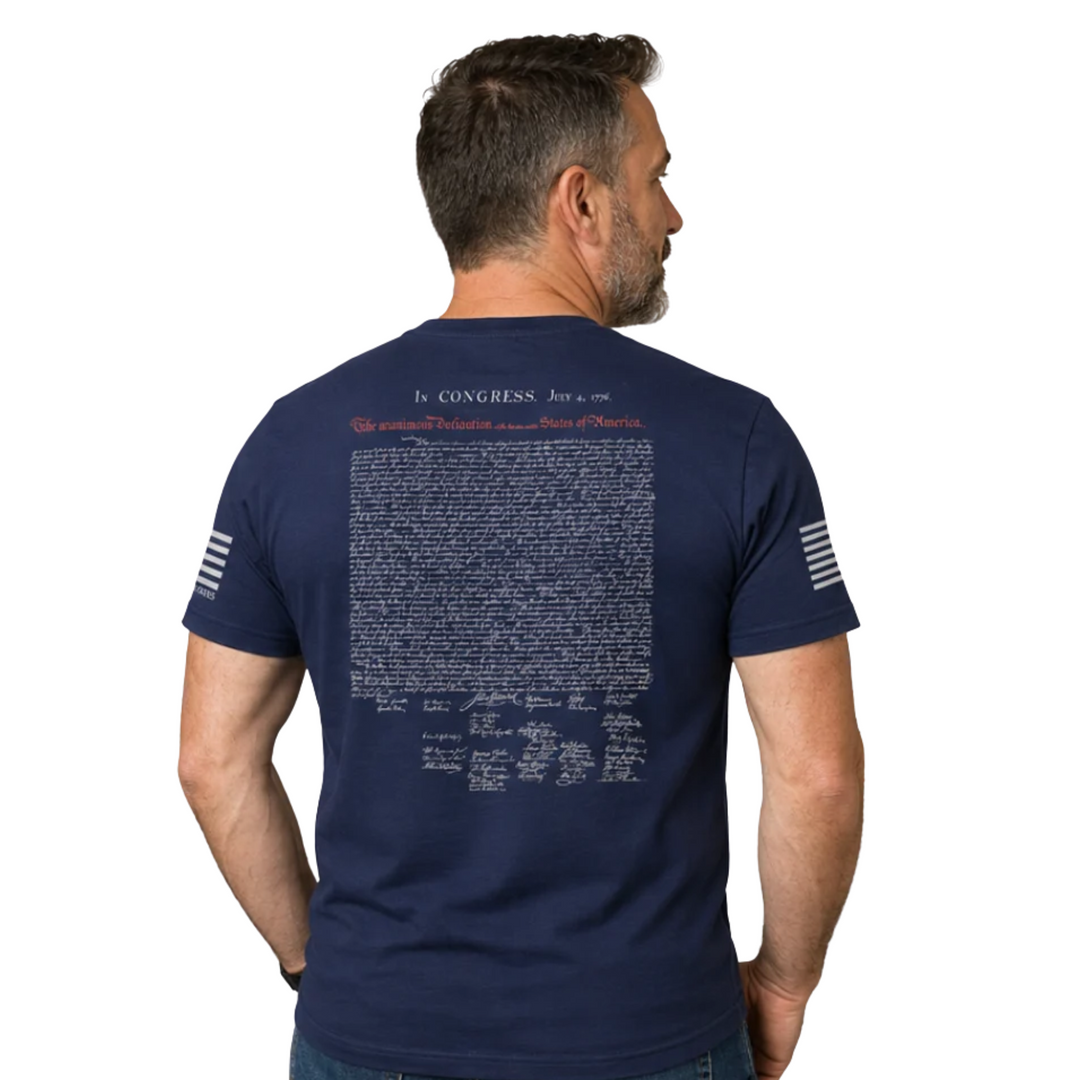 Declaration Unisex Tee- Front and Back