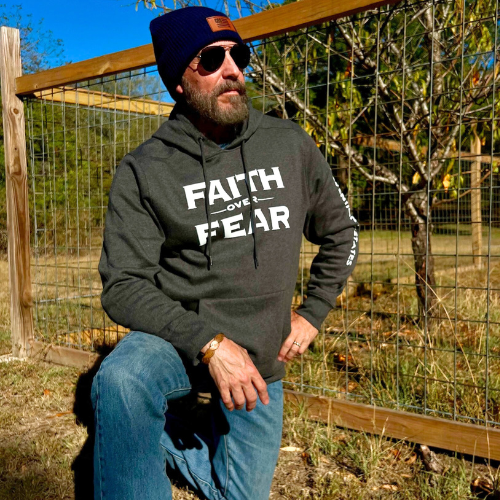 Faith Over Fear Pullover Hoodie (Unisex)