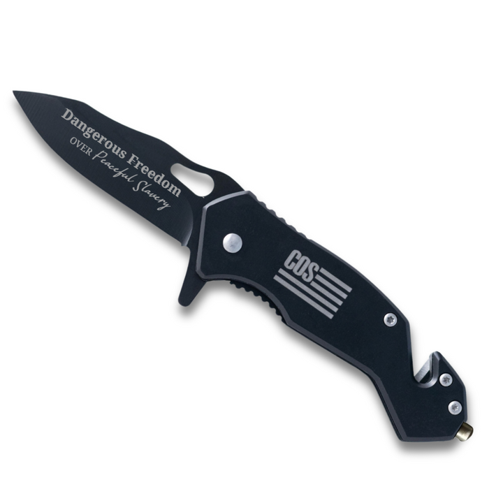 The Medic- Lasered Pocket Knife