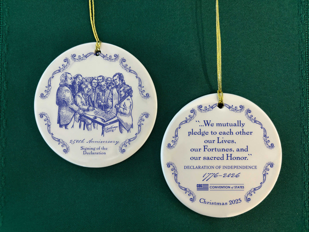 2025 Christmas Ornament- Celebrating 250 Years