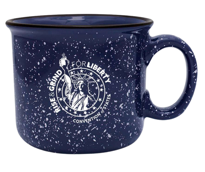 Rise and Grind Mug- Navy