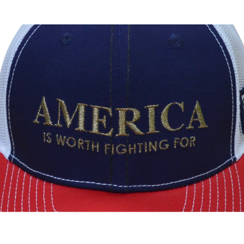 America Trucker Hat- RWB