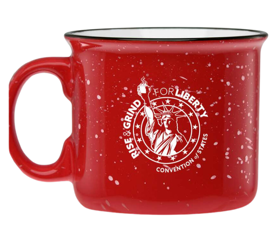 Rise and Grind Mug- Red