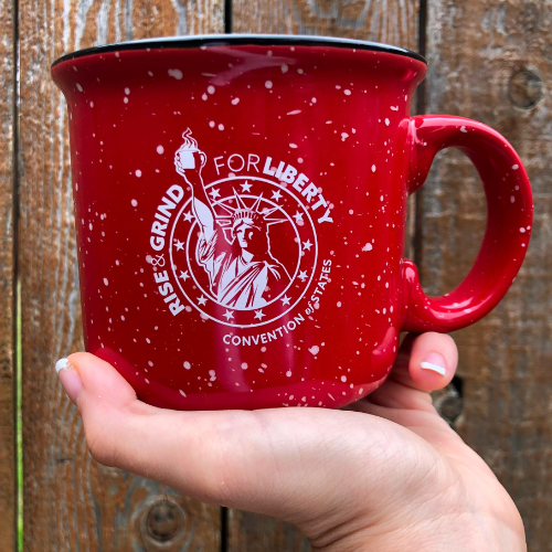 Rise and Grind Mug- Red