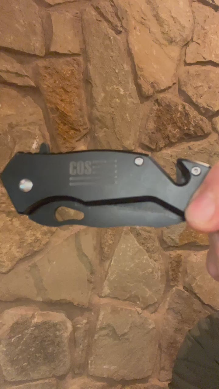 The Medic- Lasered Pocket Knife