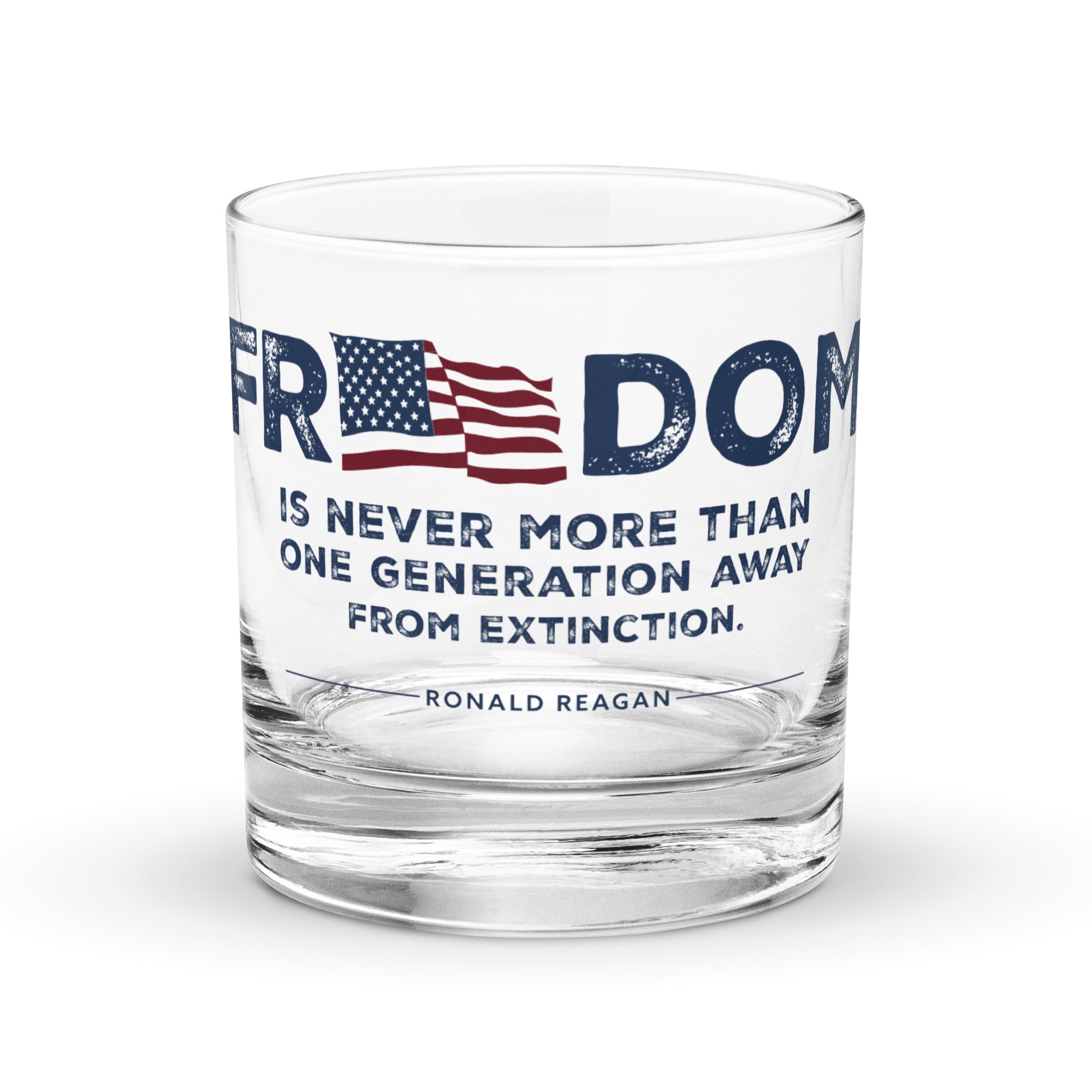 Reagan Freedom Rocks glass – Article V Outfitters