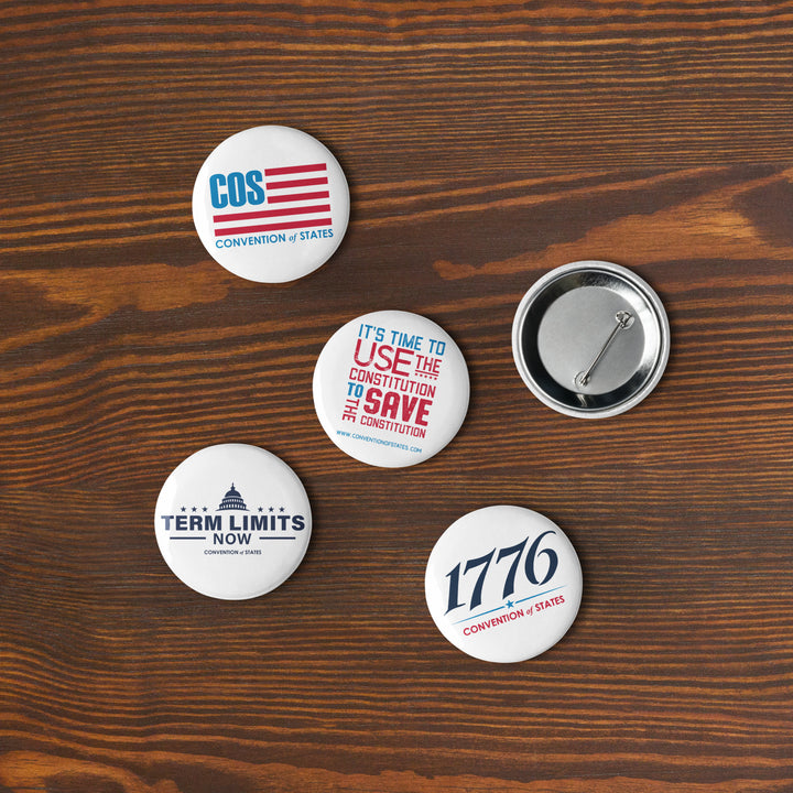 COS Set of pin buttons
