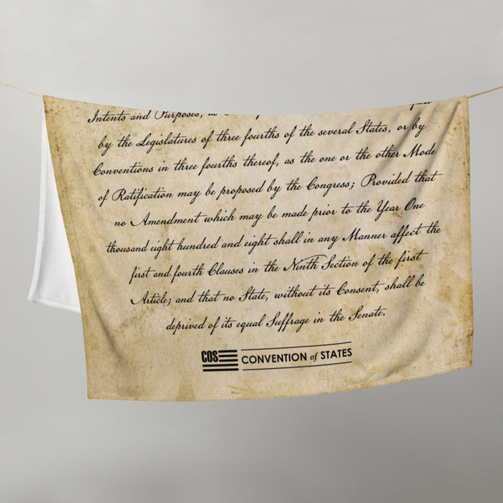 Article V Throw Blanket