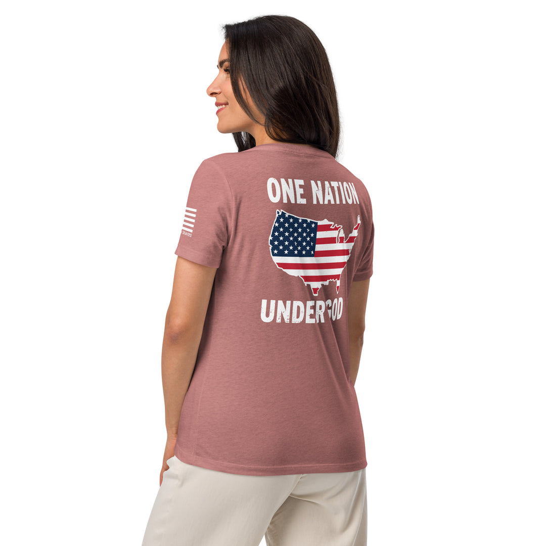 Women’s One Nation Under God V-Neck