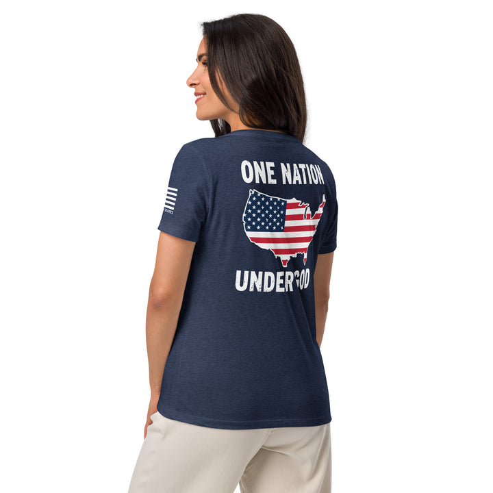 Women’s One Nation Under God V-Neck