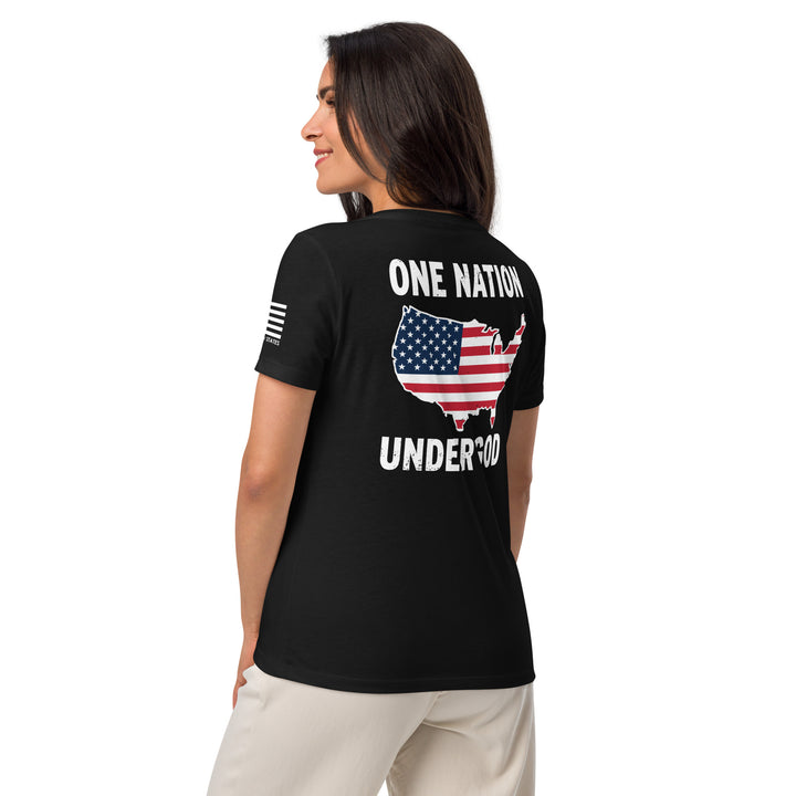 Women’s One Nation Under God V-Neck