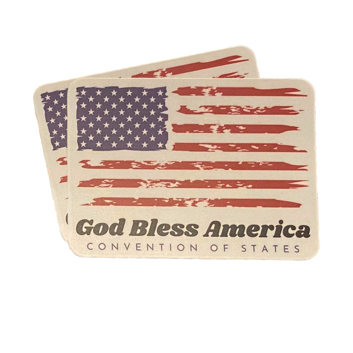 God Bless America Sticker