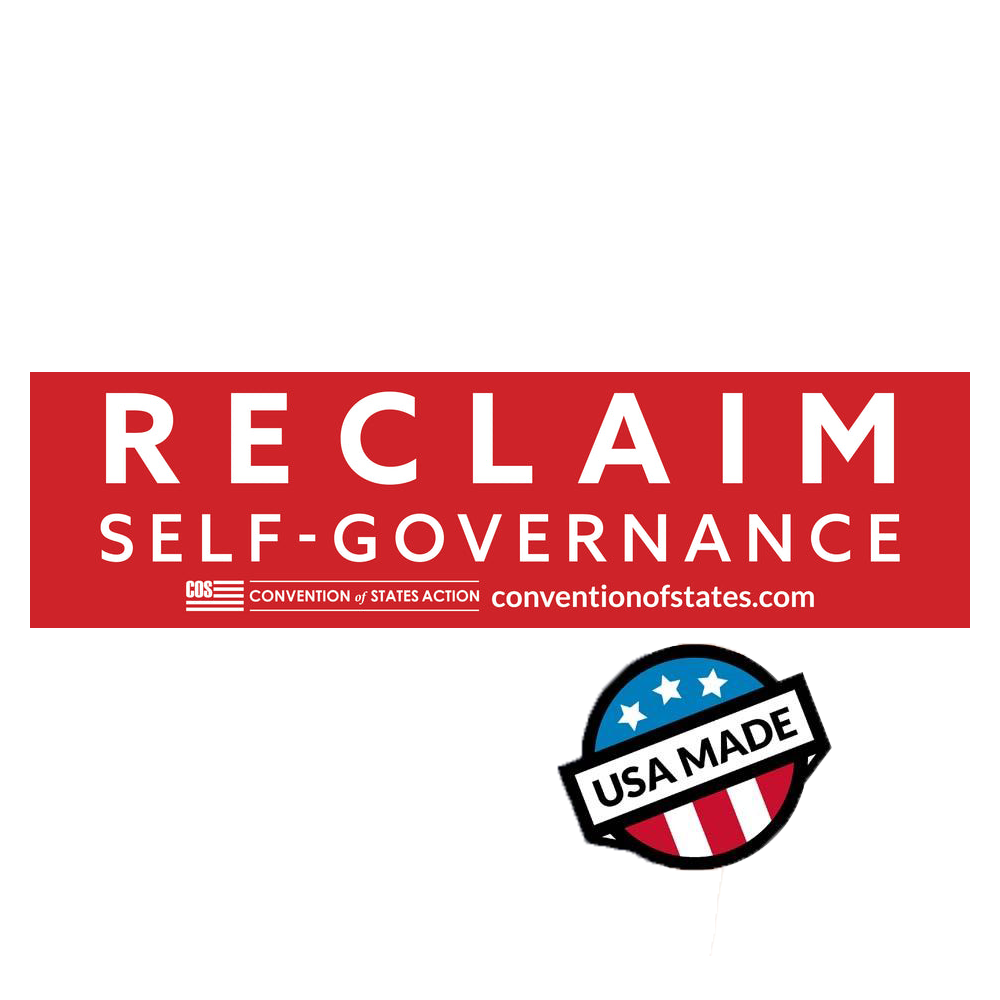 Reclaim Self-Governance Bumper Sticker