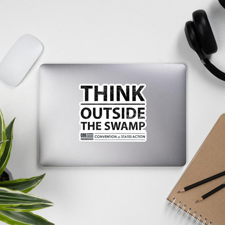 Think Outside The Swamp Sticker