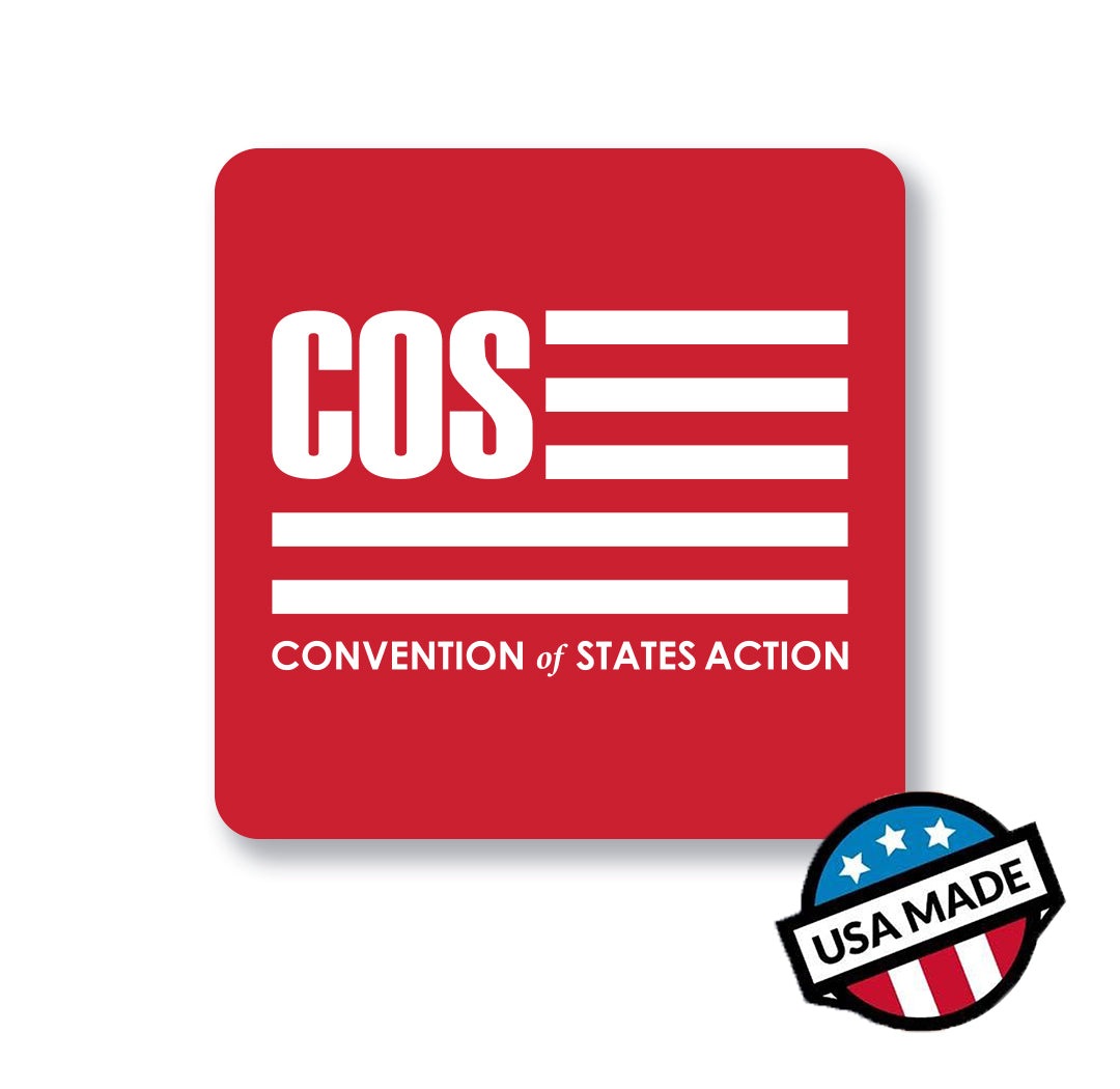 COS Red Logo Sticker